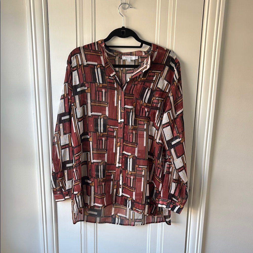 Brass Clothing Co. Patterned Tunic